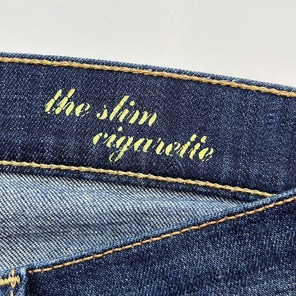 7 For All Mankind The Slim Cigarette Mid Rise Size 28 - Picture 10 of 16